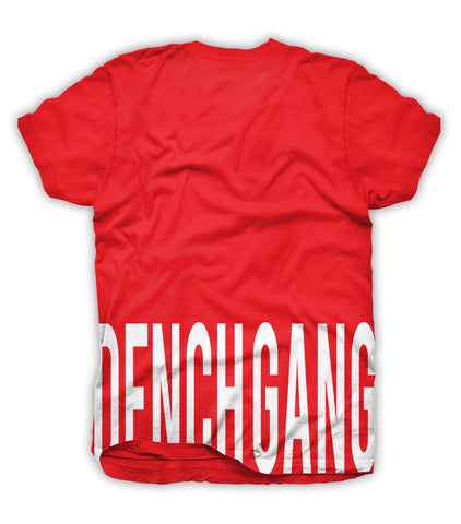 Dench Gang Hem Tee Red/ White