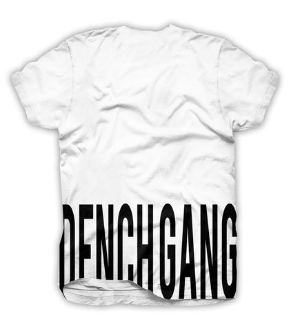 Dench Gang Hem Tee White/ Black