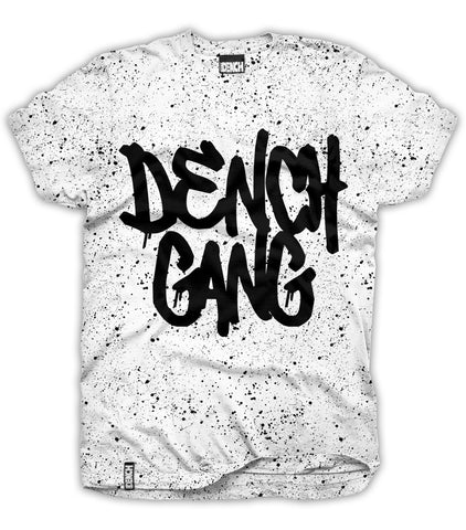 Dench Splatter Tee White/ Black