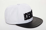 Stay Dench White Black Snapback